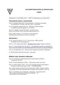 Voorstel programma 2017-2018 (ter bespreking 12 april 2014)