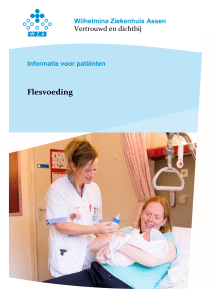 Flesvoeding - Wilhelmina Ziekenhuis Assen
