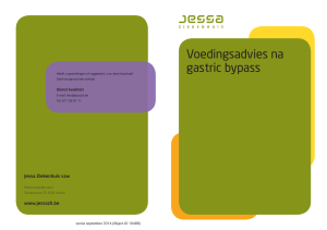 Voedingsadvies na gastric bypass