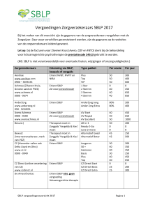 Concept Vergoedingen Zorgverzekeraars SBLP 2017 versie 6