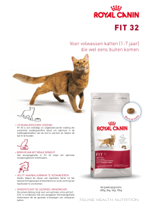 Royal Canin Fit 32 Folder.