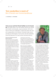 `Een voedselbos is nooit af` Bert Dhondt over bomenlandbouw
