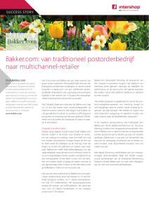 Bakker.com: van traditioneel postorderbedrijf naar multichannel