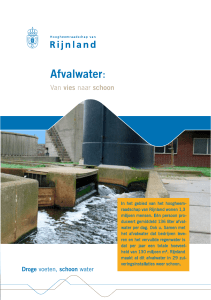 Afvalwater - Hoogheemraadschap van Rijnland