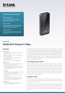 Mobile Wi-Fi Hotspot 21 Mbps - D-Link