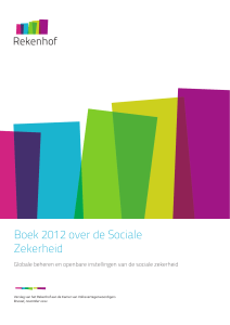 Boek 2012 over de Sociale Zekerheid.
