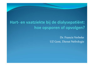 Dr. Francis Verbeke UZ Gent, Dienst Nefrologie