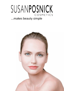 makes beauty simple - Susan Posnick Cosmetics