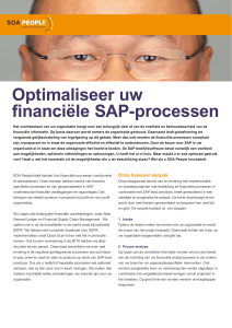 Brochure Optimaliseer uw financiële SAP-processen