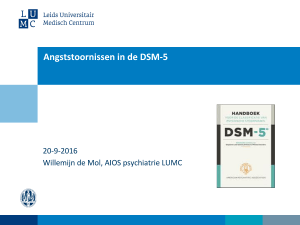 DSM-5 Angststoornissen