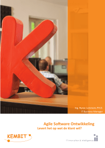 Agile Software Ontwikkeling