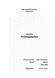 Priemgetallen - Stijn Vermeeren