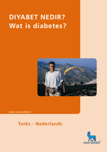 DIYABET NEDIR? Wat is diabetes?