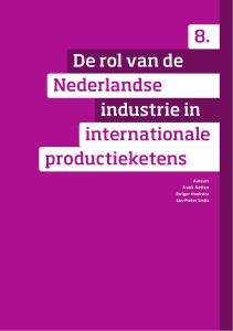 De rol van de industrie in Nederlandse internationale