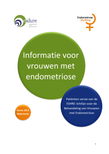 Informatie voor vrouwen met endometriose