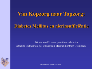 Diabetes en dialyse