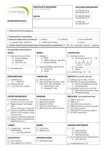 DATUM: NUCLEAIRE GENEESKUNDE Tel: 050 36 53 70 Fax: 050