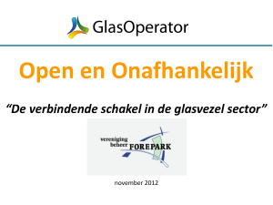 GlasOperator Wholesale - Vereniging Beheer Forepark