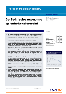 De Belgische economie op onbekend terrein!