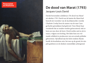 Jacques-Louis David - De dood van Marat.indd