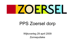 Projectdefinitie PPS Zoersel dorp
