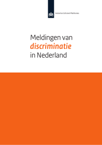 Meldingen van discriminatie in Nederland