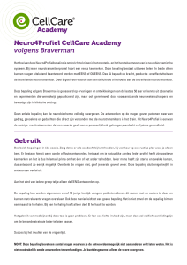Neuro4Profiel CellCare Academy volgens
