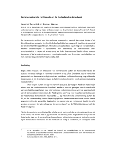 De internationale rechtsorde en de Nederlandse Grondwet (PDF