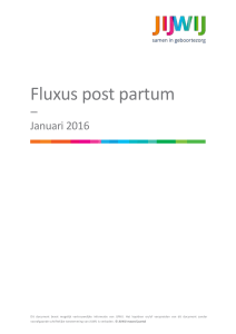 Fluxus post partum