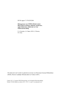 RIVM rapport 711701039 Risicogrenzen voor MTBE (Methyl tertiair