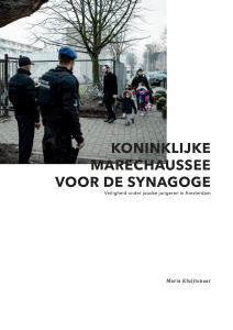 koninklijke marechaussee voor de synagoge