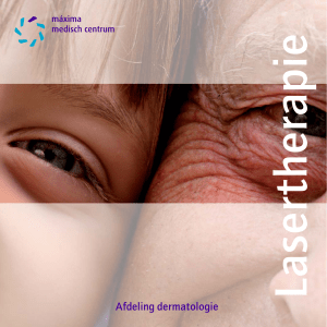 Brochure lasertherapie - Dermatologie