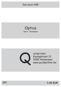 Optica - Quickprinter