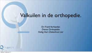 Dr. Frank Verheyden Dienst Orthopedie Heilig Hart