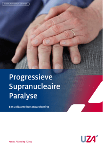 Progressieve Supranucleaire Paralyse - MSA