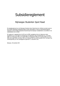 NSSR Subsidiereglement