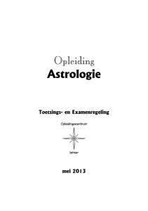 Opleiding Astrologie