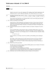 Eindexamen wiskunde A1 vwo 2006-II