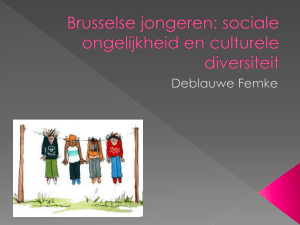 Brusselse jongeren: sociale ongelijkheid en culturele diversiteit
