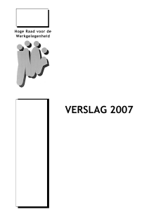verslag 2007 - Werk Belgie