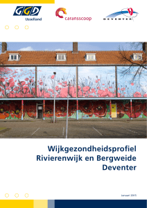 Wijkgezondheidsprofiel Rivierenwijk en Bergweide Deventer