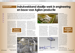 indrukwekkend staaltje werk in engineering en bouw voor Agilon