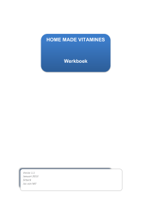 Home Made Vitamines