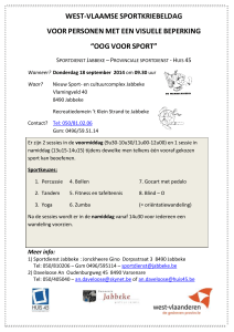 sportdienst jabbeke - Provincie West