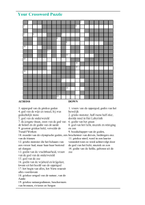 Your Crossword Puzzle