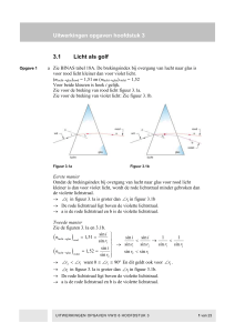 Uitwerkingen opgaven hoofdstuk 3