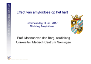 Effect van amyloïdose op het hart