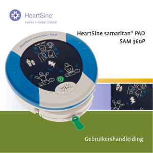 Gebruikershandleiding HeartSine samaritan® PAD
