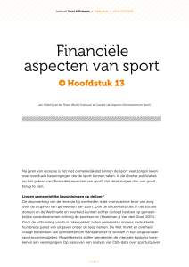 Financiële aspecten van sport