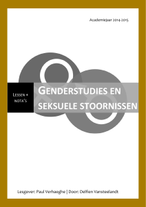 Genderstudies en seksuele stoornissen